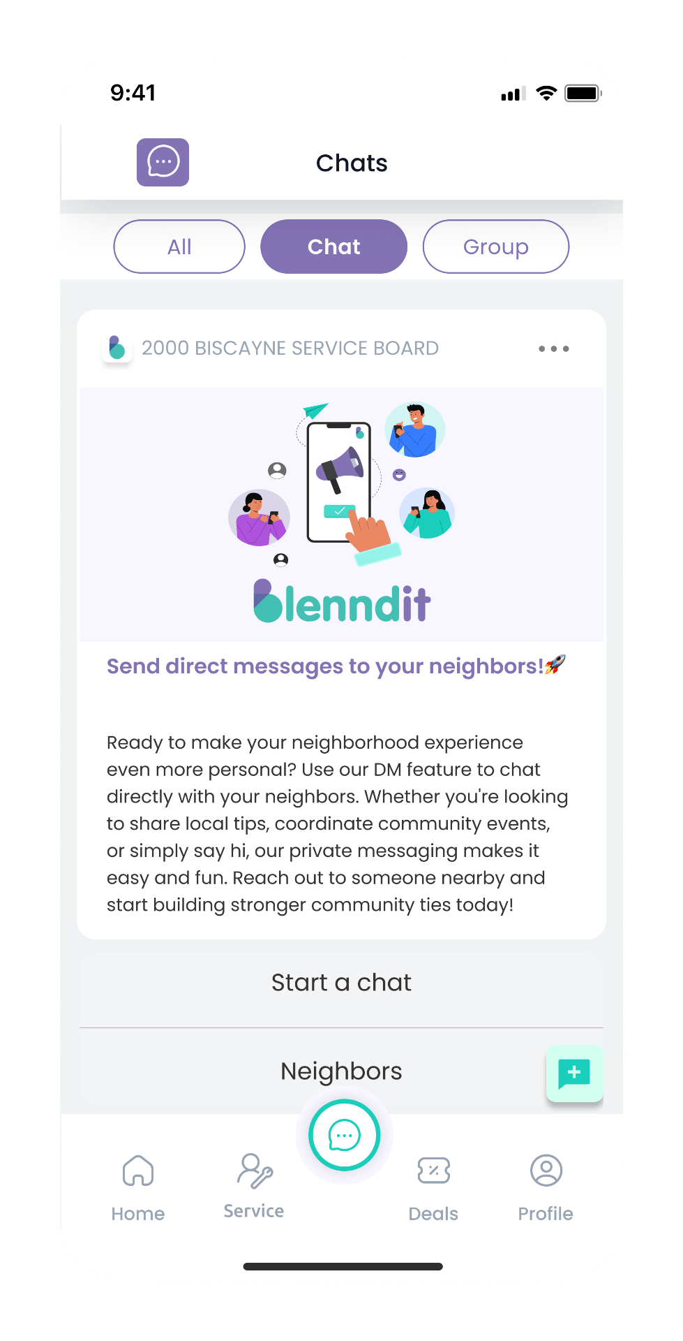 Blenndit — Servicios